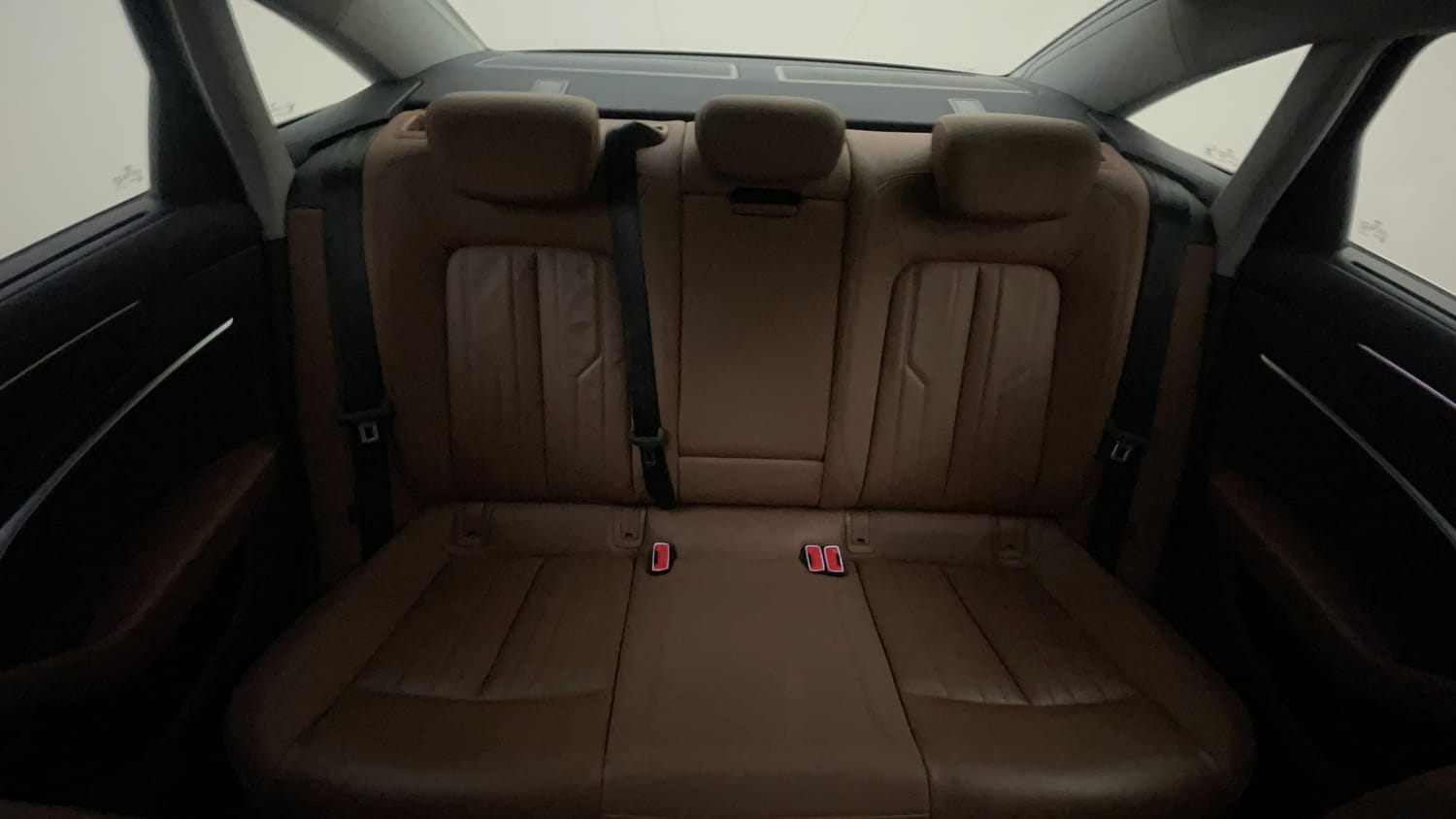 New Audi A6 interior REAR SEAT CONDITION VIEW