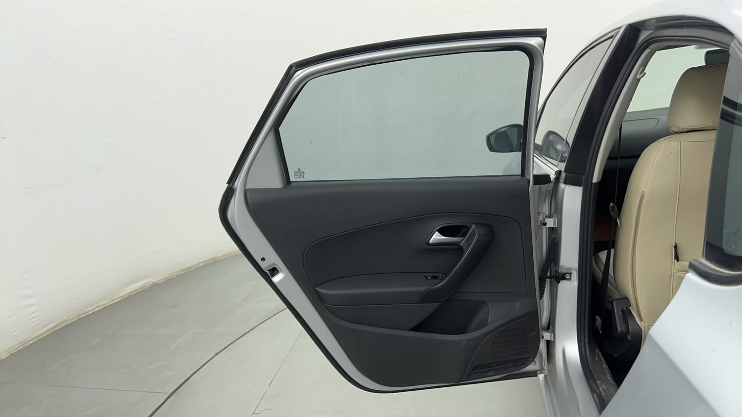 New Volkswagen Vento interior LEFT REAR DOOR OPEN VIEW