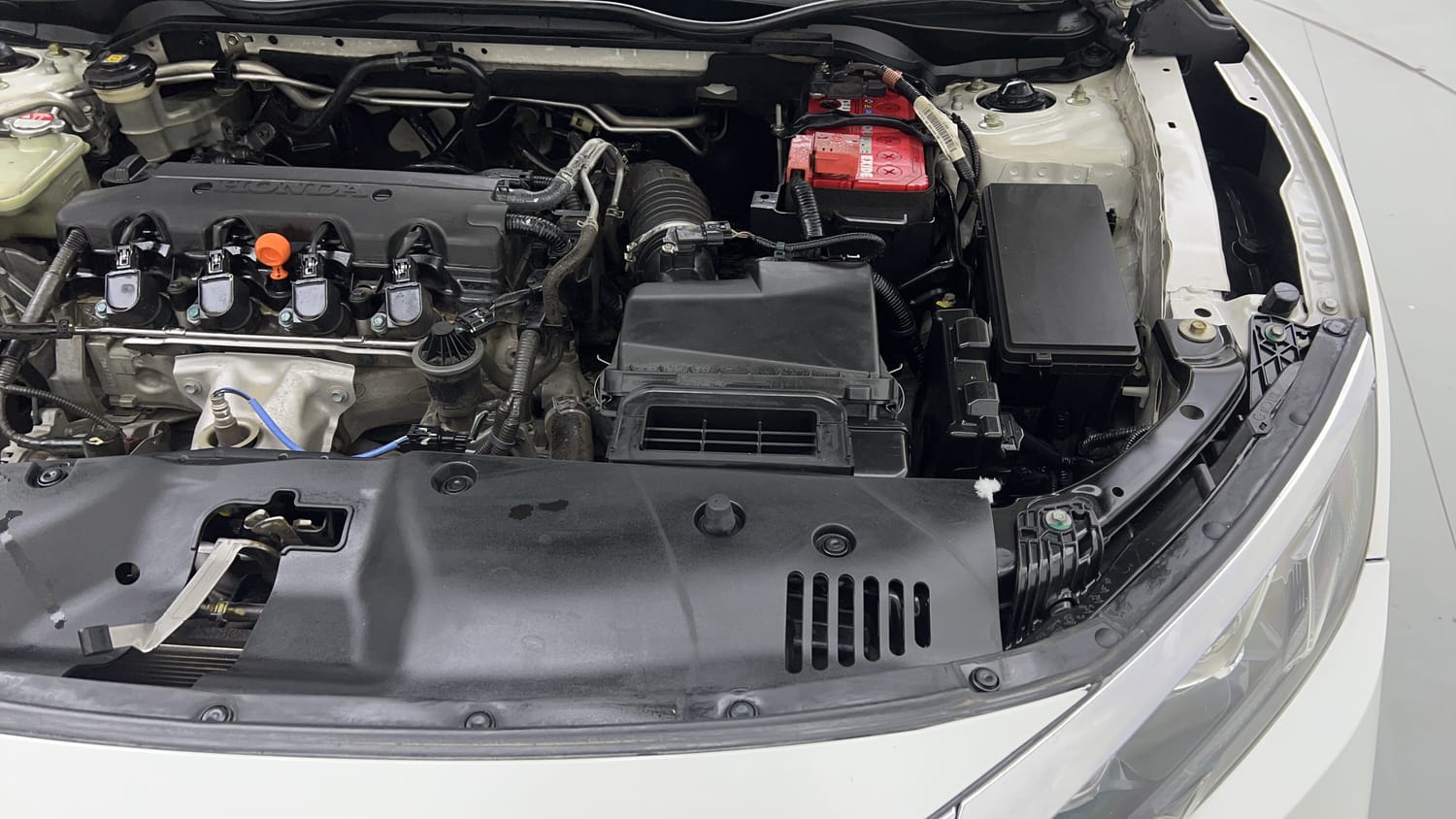 New Honda Civic engine ENGINE LEFT SIDE VIEW