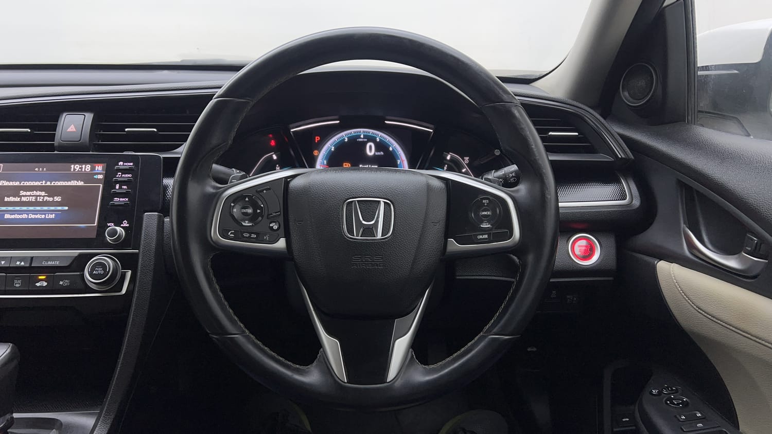 New Honda Civic interior STEERING VIEW