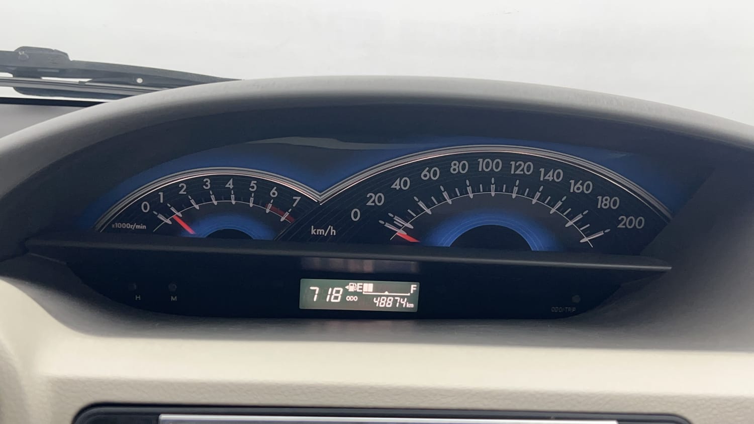 New Toyota Etios interior CLUSTERMETER VIEW