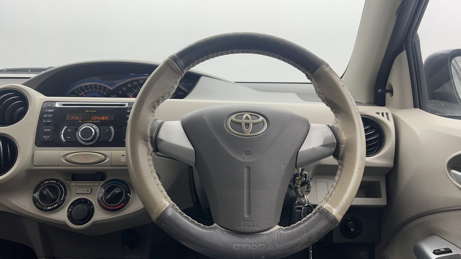 New Toyota Etios interior STEERING VIEW