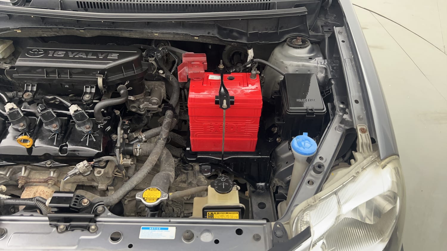 New Toyota Etios engine ENGINE LEFT SIDE VIEW