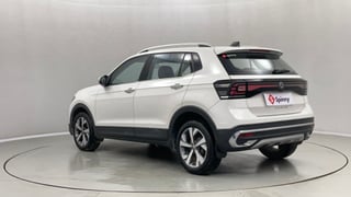 Used 2022 Volkswagen Taigun Topline 1.0 TSI MT Petrol Manual exterior LEFT REAR CORNER VIEW