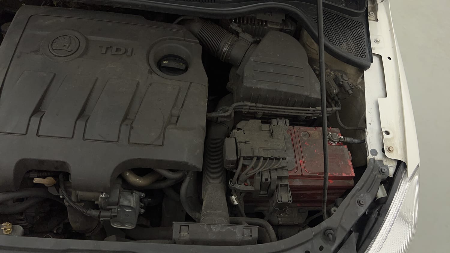 New Skoda Rapid engine ENGINE LEFT SIDE VIEW