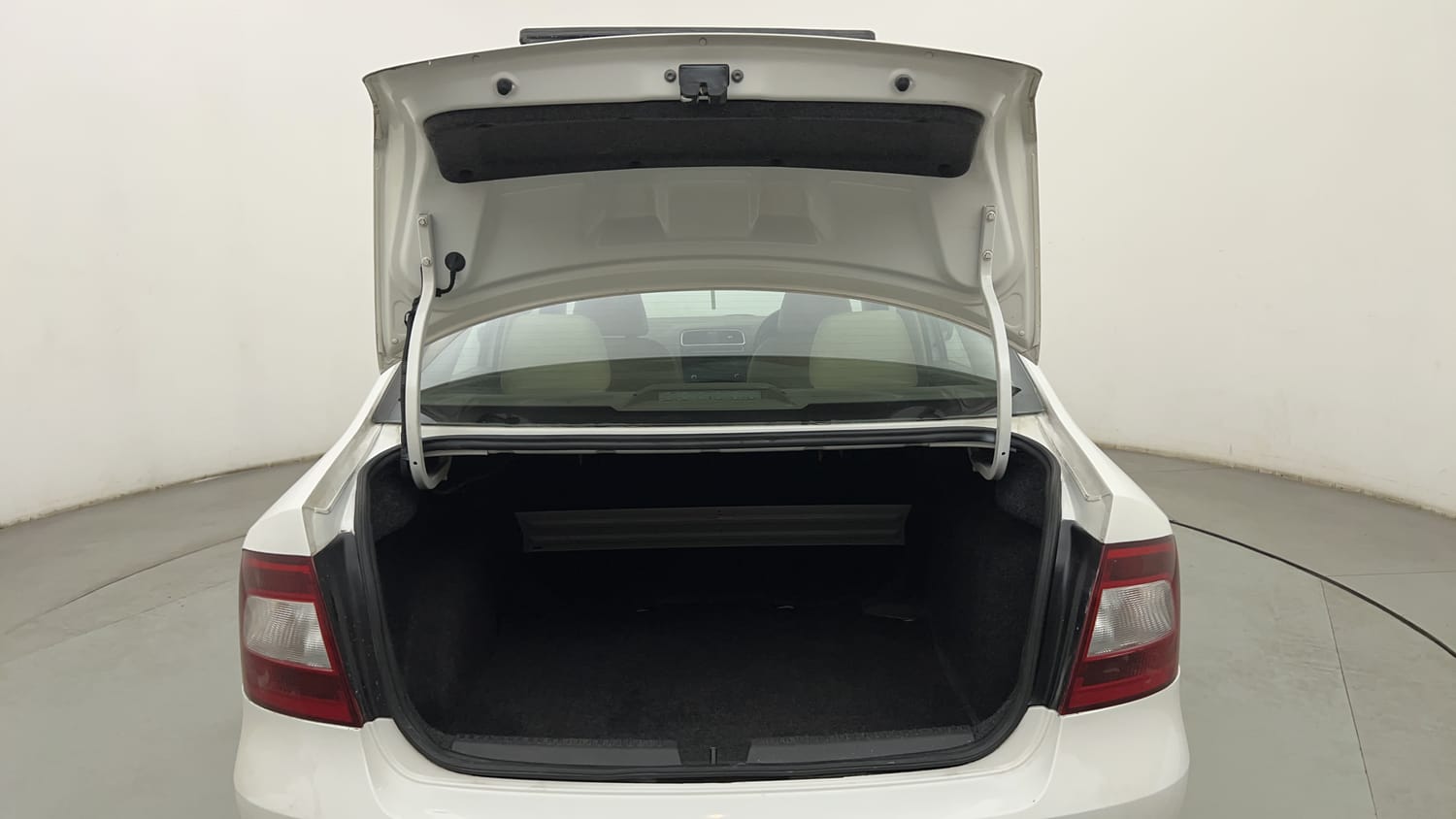 New Skoda Rapid interior DICKY DOOR OPEN VIEW