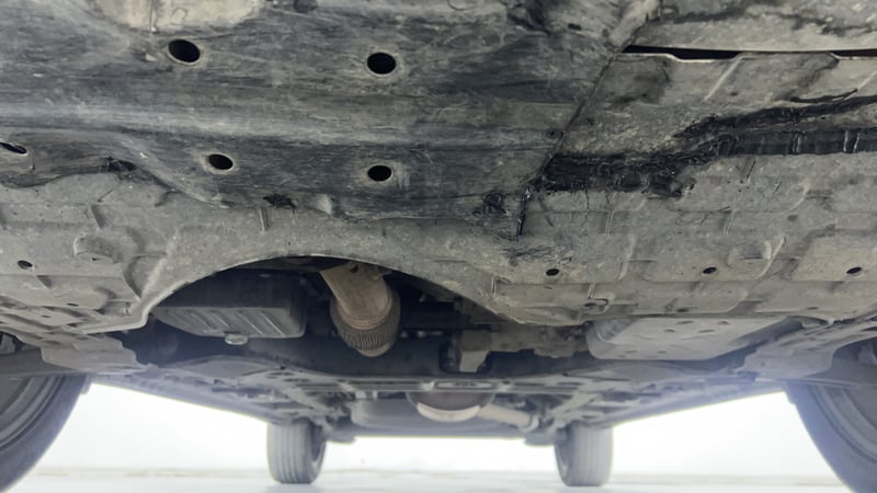 Used 2022 MG Motors Hector Sharp 1.5 Petrol CVT Petrol Automatic extra FRONT LEFT UNDERBODY VIEW