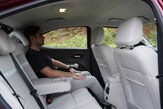 New Citroen Basalt interior RIGHT REAR DOOR OPEN VIEW