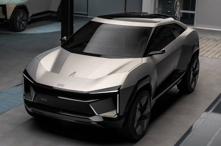 New Mahindra BE 6 exterior FRONT VIEW