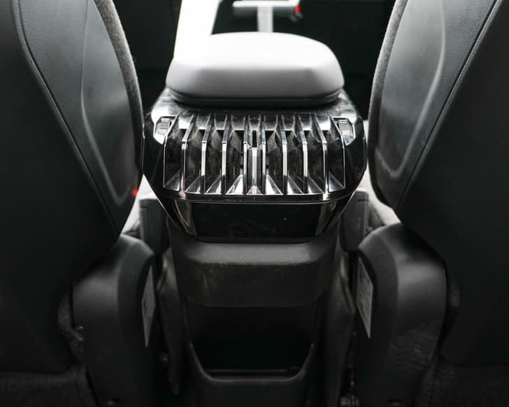 New Mahindra BE 6 interior RIGHT SIDE REAR DOOR CABIN VIEW