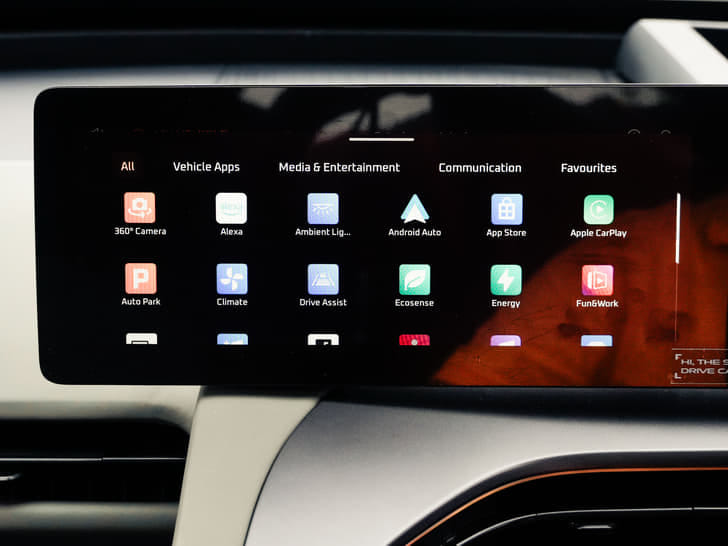 New Mahindra BE 6 interior STEERING VIEW