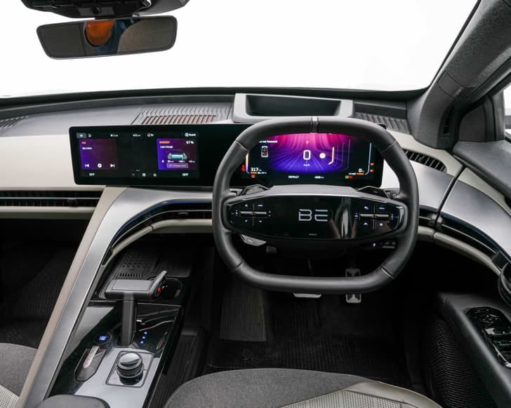 New Mahindra BE 6 interior DASHBOARD VIEW
