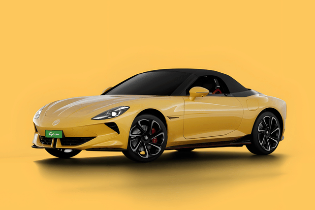 New MG Motors Cyberster Nuclear Yellow