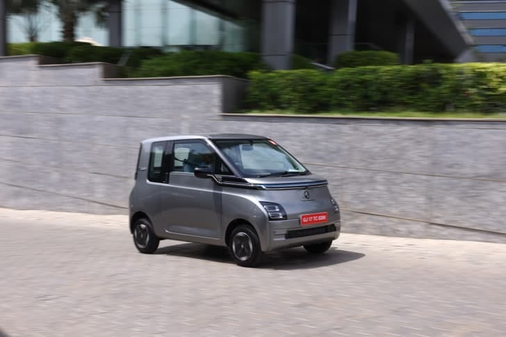 New MG Motors Comet EV exterior FRONT VIEW