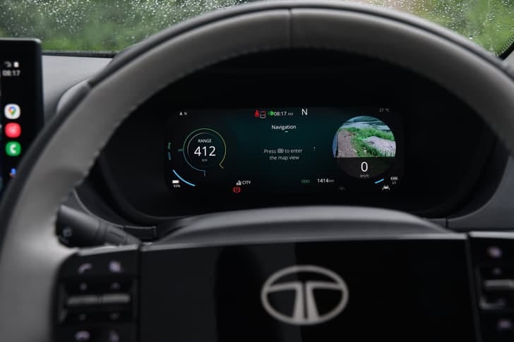 New Tata Curvv EV interior DICKY DOOR OPEN VIEW