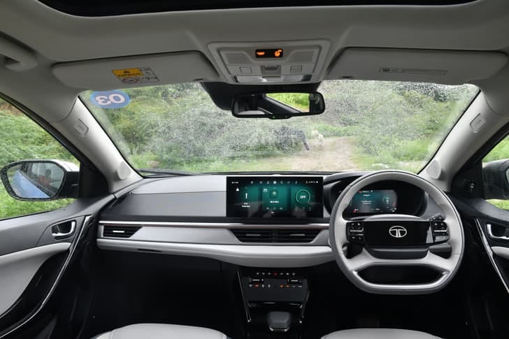 New Tata Curvv EV interior DASHBOARD VIEW