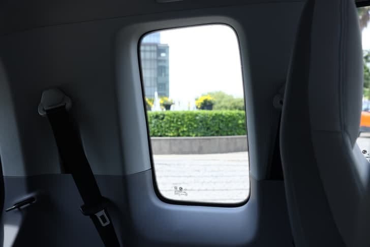 New MG Motors Comet EV interior LEFT FRONT DOOR OPEN VIEW