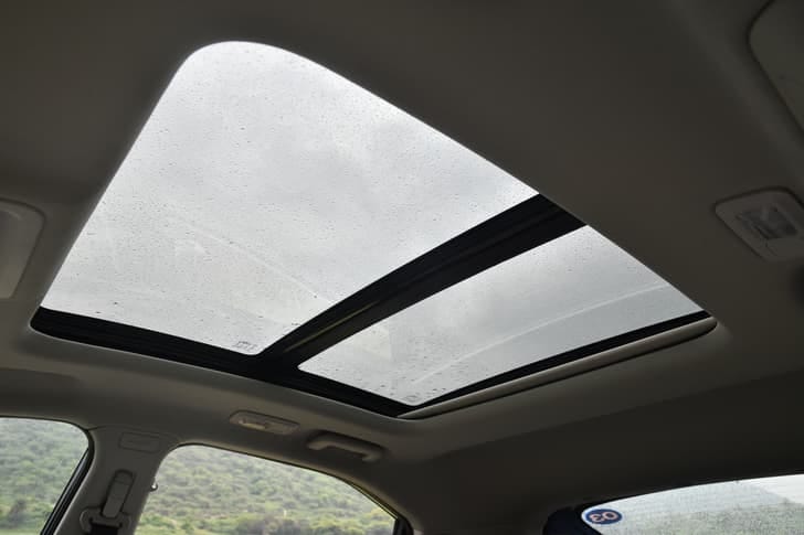 New Tata Curvv EV interior LEFT REAR DOOR OPEN VIEW