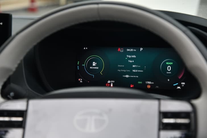 New Tata Curvv EV interior RIGHT SIDE FRONT DOOR CABIN VIEW