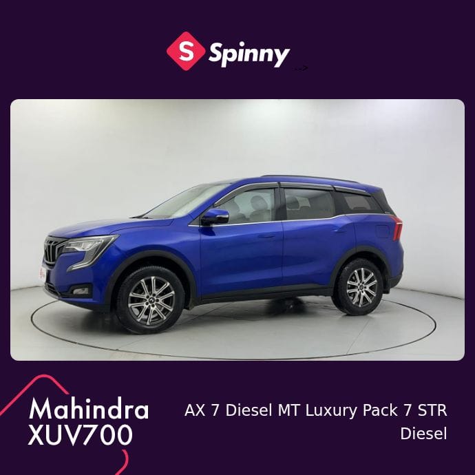 2023 Mahindra XUV700 AX 7 Diesel MT Luxury Pack 7 STR 2023 Mahindra XUV700 AX 7 Diesel MT Luxury Pack 7 STR