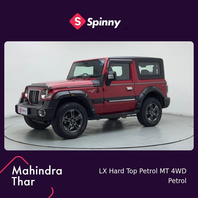 2023 Mahindra Thar LX Hard Top Petrol MT 4WD