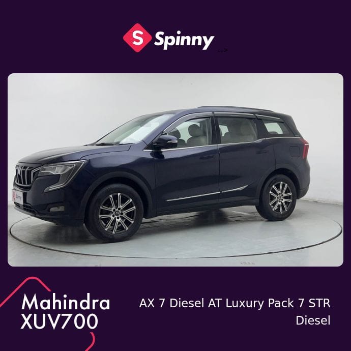 2022 Mahindra XUV700 AX 7 Diesel AT Luxury Pack 7 STR 2022 Mahindra XUV700 AX 7 Diesel AT Luxury Pack 7 STR