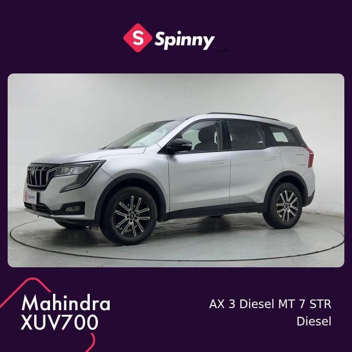 2022 Mahindra XUV700 AX 3 Diesel MT 7 STR 2022 Mahindra XUV700 AX 3 Diesel MT 7 STR