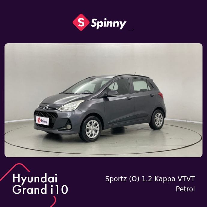 2017 Hyundai Grand i10 Sportz (O) 1.2 Kappa VTVT 2017 Hyundai Grand i10 Sportz (O) 1.2 Kappa VTVT