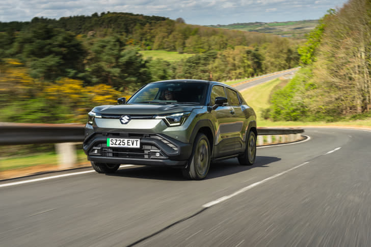 New Maruti Suzuki E-Vitara exterior RIGHT FRONT CORNER VIEW