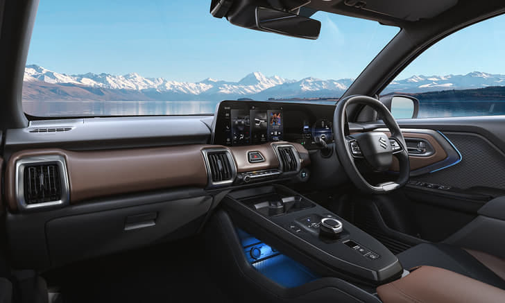 New Maruti Suzuki E-Vitara interior LEFT FRONT DOOR OPEN VIEW