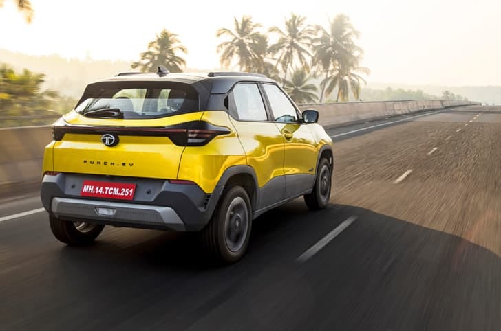 New Tata Punch EV exterior FRONT WINDSHIELD VIEW