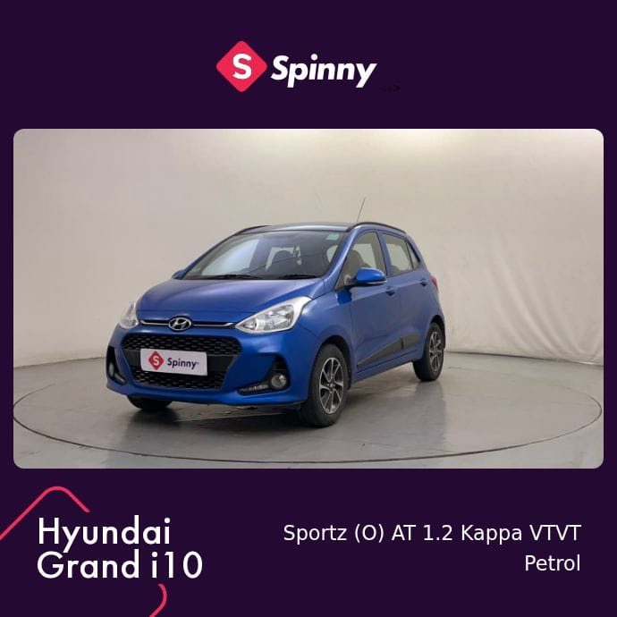 2017 Hyundai Grand i10 Sportz (O) AT 1.2 Kappa VTVT 2017 Hyundai Grand i10 Sportz (O) AT 1.2 Kappa VTVT