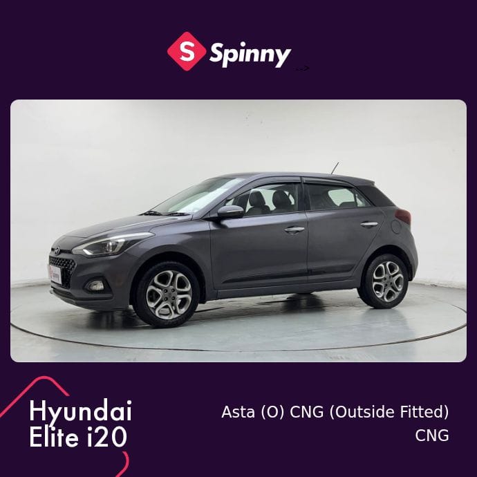 2018 Hyundai Elite i20 Asta (O) CNG (Outside Fitted)