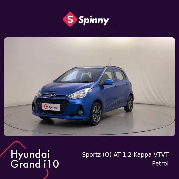 2017 Hyundai Grand i10 Sportz (O) AT 1.2 Kappa VTVT