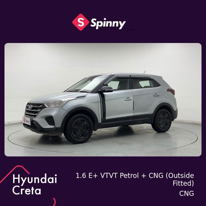 2019 Hyundai Creta 1.6 E+ VTVT Petrol + CNG (Outside Fitted) 2019 Hyundai Creta 1.6 E+ VTVT Petrol + CNG (Outside Fitted)