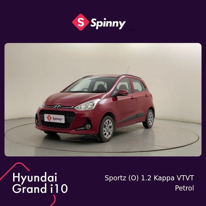 2017 Hyundai Grand i10 Sportz (O) 1.2 Kappa VTVT 2017 Hyundai Grand i10 Sportz (O) 1.2 Kappa VTVT