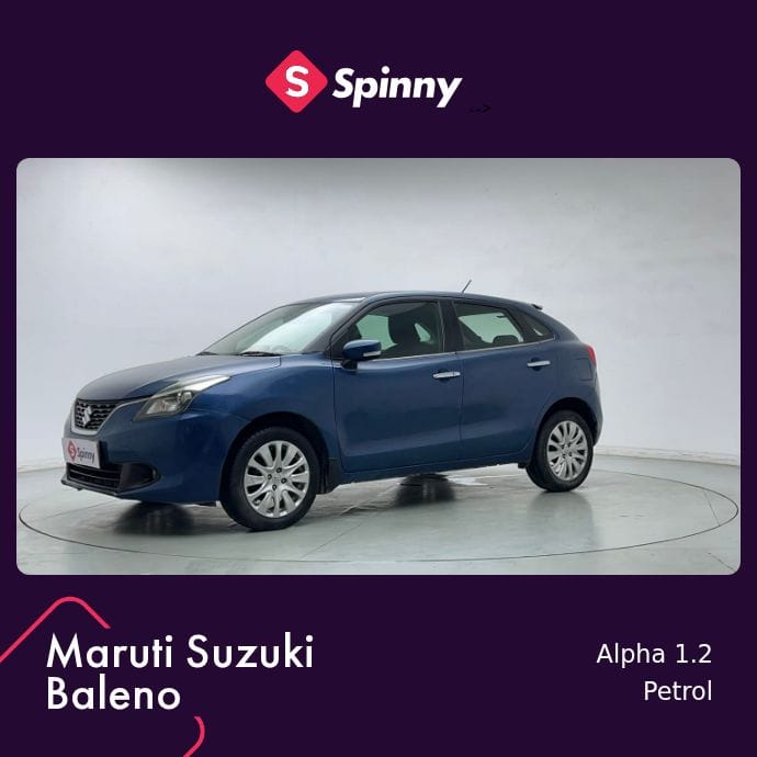 2015 Maruti Suzuki Baleno Alpha 1.2 2015 Maruti Suzuki Baleno Alpha 1.2