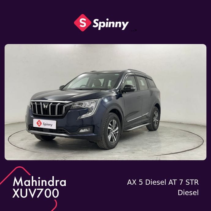 2022 Mahindra XUV700 AX 5 Diesel AT 7 STR 2022 Mahindra XUV700 AX 5 Diesel AT 7 STR