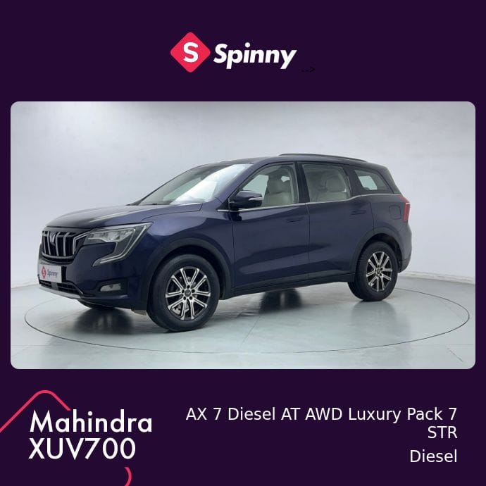 2022 Mahindra XUV700 AX 7 Diesel AT AWD Luxury Pack 7 STR 2022 Mahindra XUV700 AX 7 Diesel AT AWD Luxury Pack 7 STR