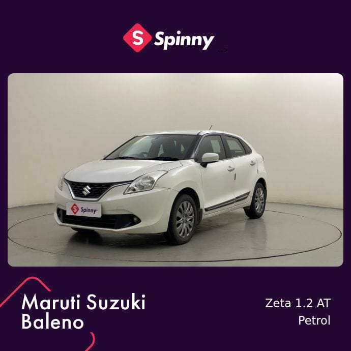 2016 Maruti Suzuki Baleno Zeta 1.2 AT 2016 Maruti Suzuki Baleno Zeta 1.2 AT
