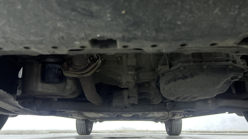Used 2018 Maruti Suzuki Baleno Alpha 1.2 AT Petrol Automatic extra FRONT LEFT UNDERBODY VIEW