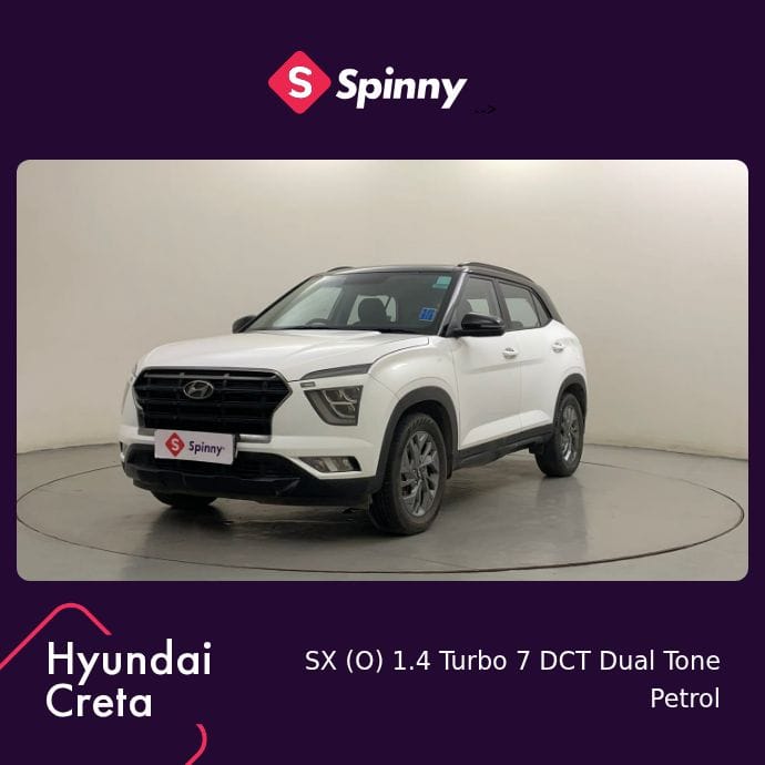 2022 Hyundai Creta SX (O) 1.4 Turbo 7 DCT Dual Tone