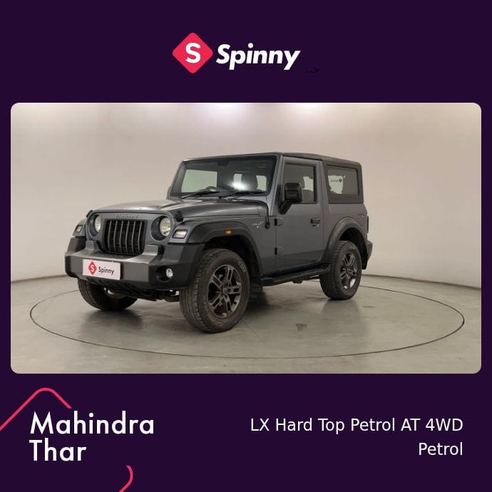 2021 Mahindra Thar LX Hard Top Petrol AT 4WD 2021 Mahindra Thar LX Hard Top Petrol AT 4WD