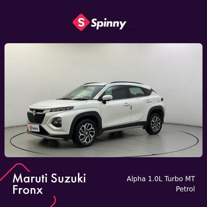 2023 Maruti Suzuki Fronx Alpha 1.0L Turbo MT 2023 Maruti Suzuki Fronx Alpha 1.0L Turbo MT