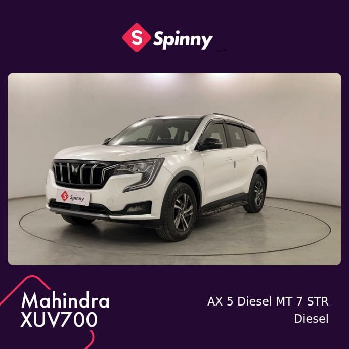 2022 Mahindra XUV700 AX 5 Diesel MT 7 STR 2022 Mahindra XUV700 AX 5 Diesel MT 7 STR