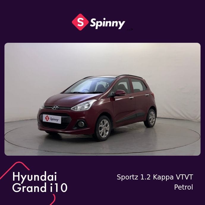 2014 Hyundai Grand i10 Sportz 1.2 Kappa VTVT 2014 Hyundai Grand i10 Sportz 1.2 Kappa VTVT