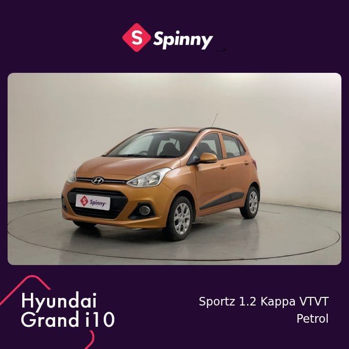 2015 Hyundai Grand i10 Sportz 1.2 Kappa VTVT 2015 Hyundai Grand i10 Sportz 1.2 Kappa VTVT