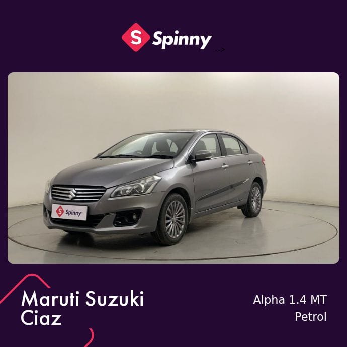 2017 Maruti Suzuki Ciaz Alpha 1.4 MT