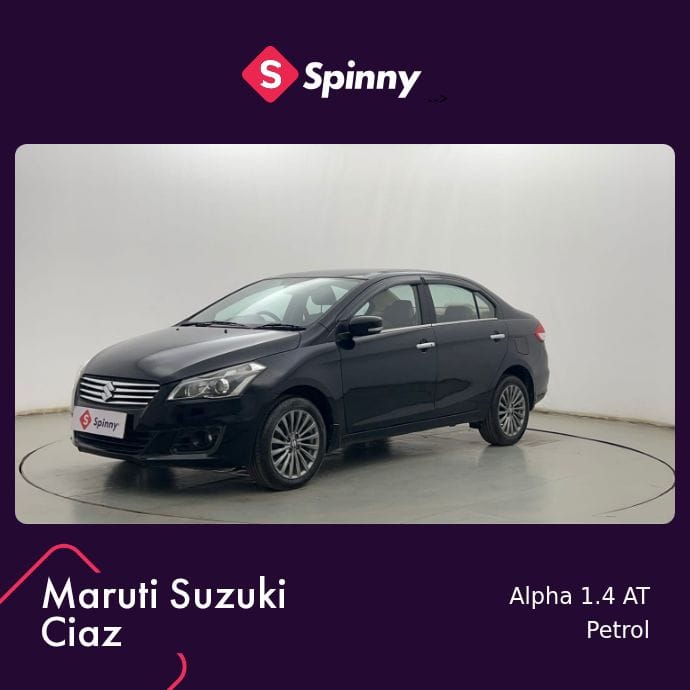 2017 Maruti Suzuki Ciaz Alpha 1.4 AT 2017 Maruti Suzuki Ciaz Alpha 1.4 AT