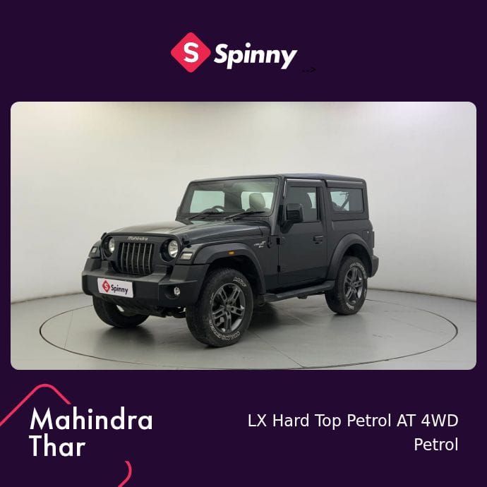 2022 Mahindra Thar LX Hard Top Petrol AT 4WD 2022 Mahindra Thar LX Hard Top Petrol AT 4WD